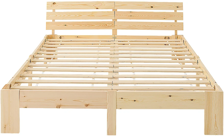 Homestyle4U Lova, 184x204 cm, ruda, Medžiagos storis: 20 mm