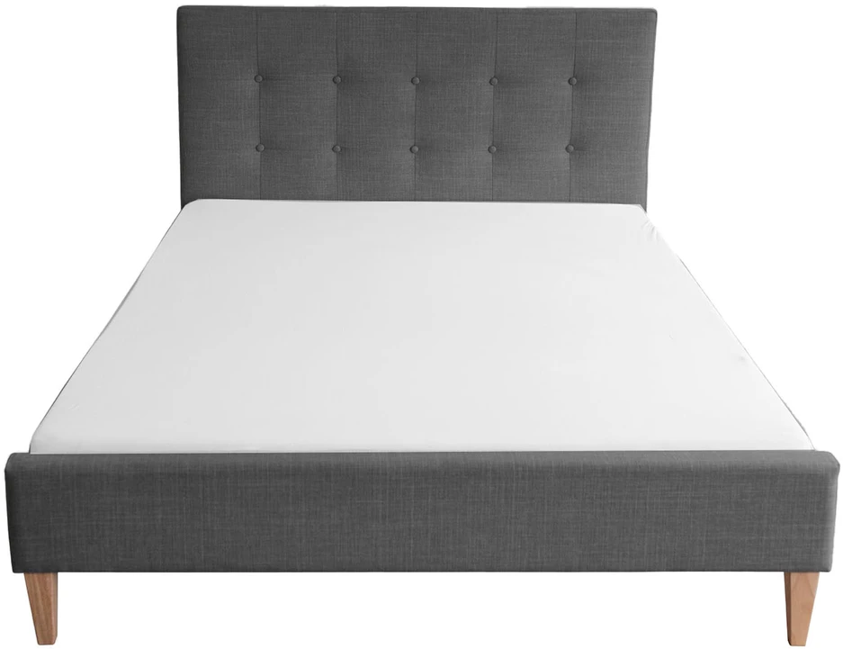 Homestyle4U Lova, 185x212 cm, pilka