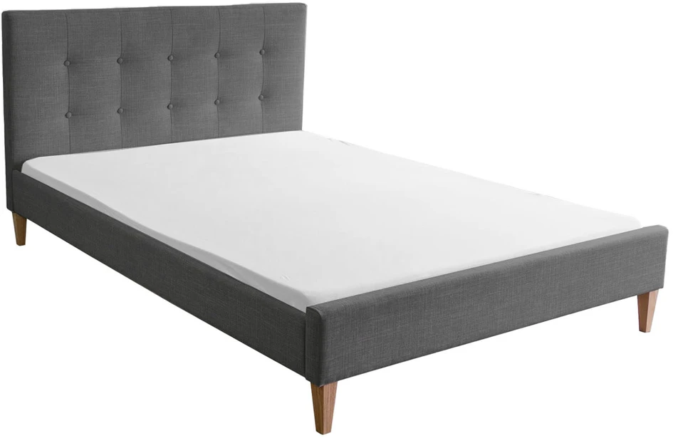 Homestyle4U Lova, 185x212 cm, pilka