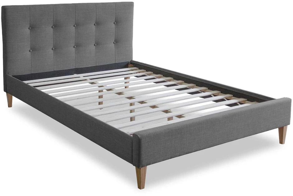 Homestyle4U Lova, 185x212 cm, pilka