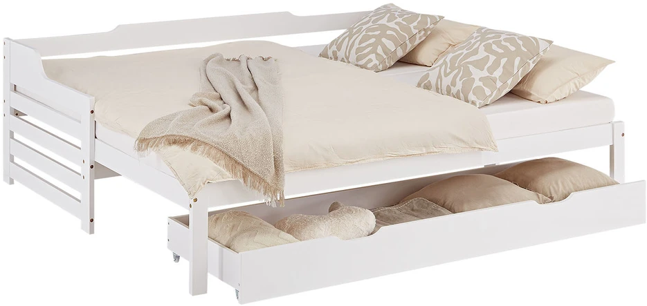Homestyle4U Lova, 204x68x100 cm, Balta