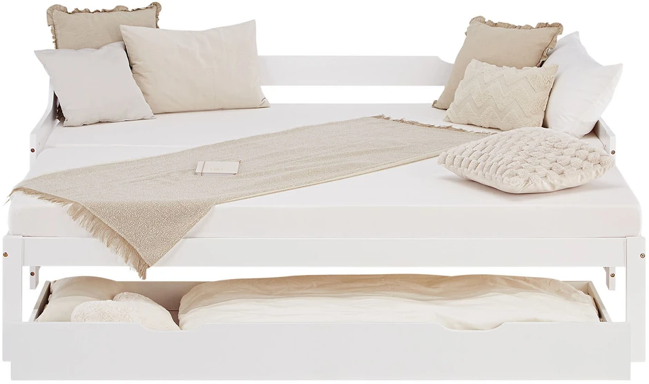 Homestyle4U Lova, 204x68x100 cm, Balta