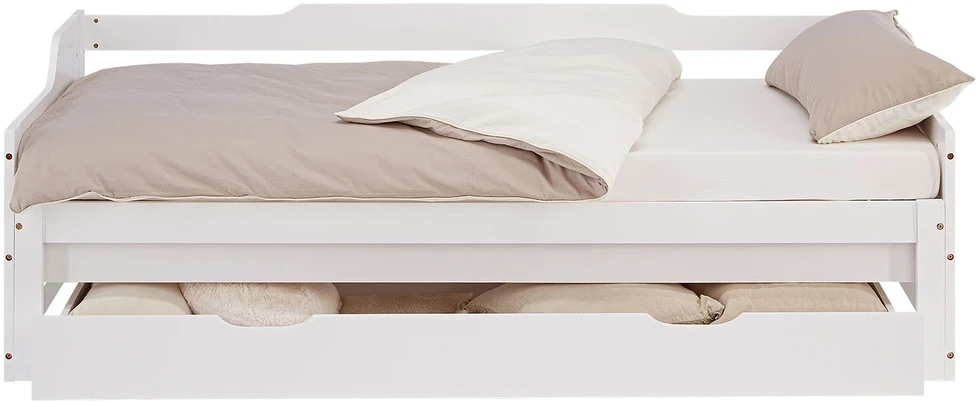 Homestyle4U Lova, 204x86x100 cm, Balta