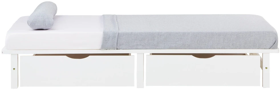 Homestyle4U Lova, 90x200x28 cm, balta