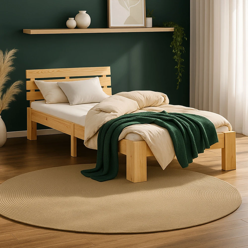 Homestyle4U Lova, 94x204x66 cm, Ruda