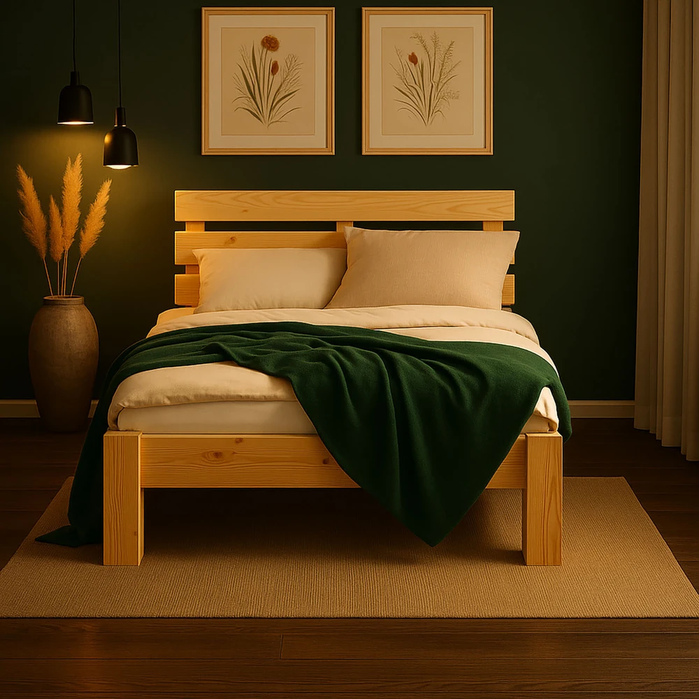 Homestyle4U Lova, 94x204x66 cm, Ruda