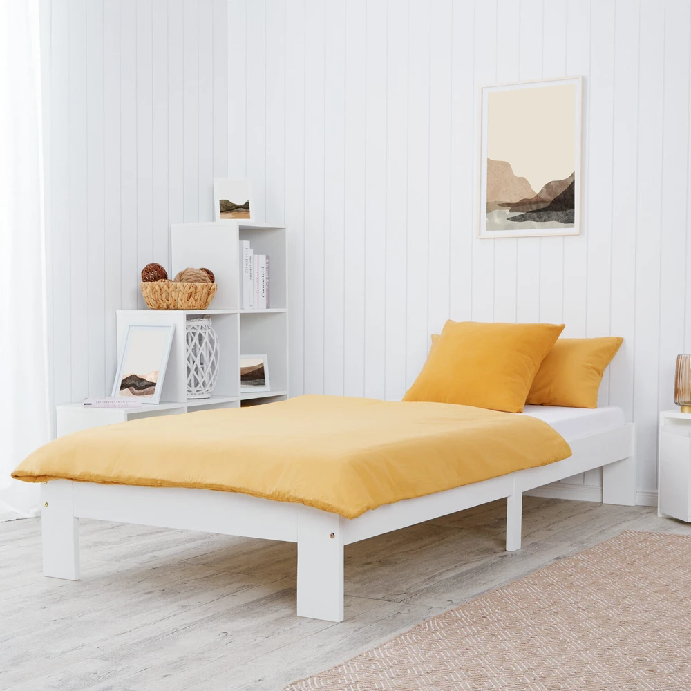Homestyle4U Lova, 95.5x204x30 cm, balta