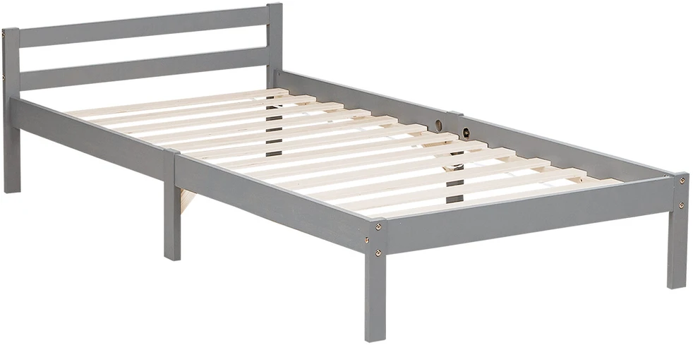 Homestyle4U Lova, 96x206x50 cm, Pilka