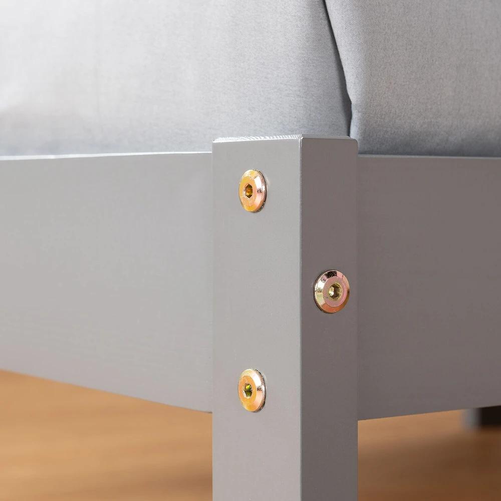 Homestyle4U Lova, 96x206x50 cm, Pilka