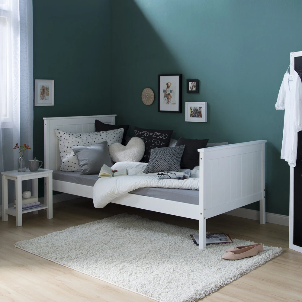 Homestyle4U Lova, 98x208x97 cm, balta