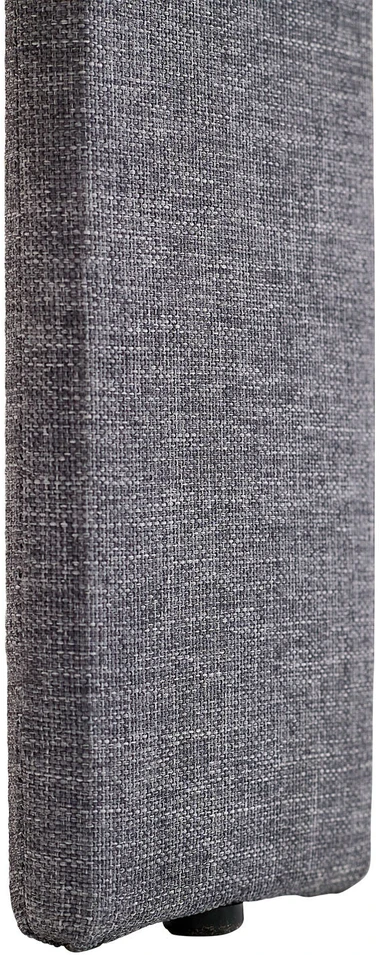 Homestyle4U Lova, apmušta dvigulė futono lova, 184x203x29,5 cm, pilka