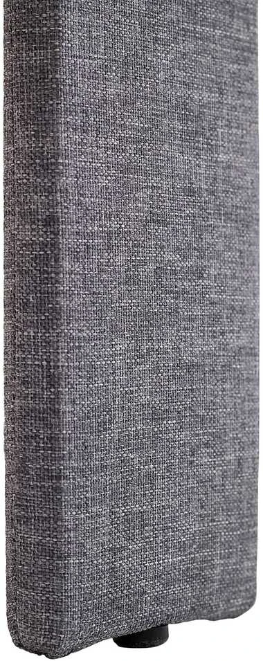 Lova Homestyle4U Lovos rėmas, aptrauktas dvigubas futonas, 124x203x29.5 cm, pilka