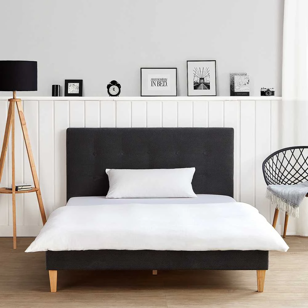 Homestyle4U Lova, 144.5x95x211 cm, Pilka