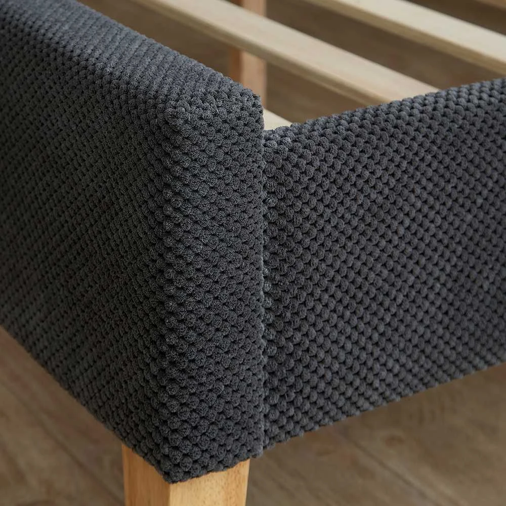 Homestyle4U Lova, 144.5x95x211 cm, Pilka
