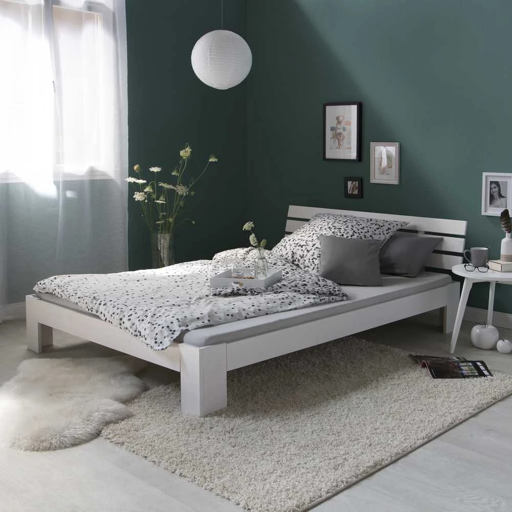 Homestyle4U Lova, 124x204 cm, balta