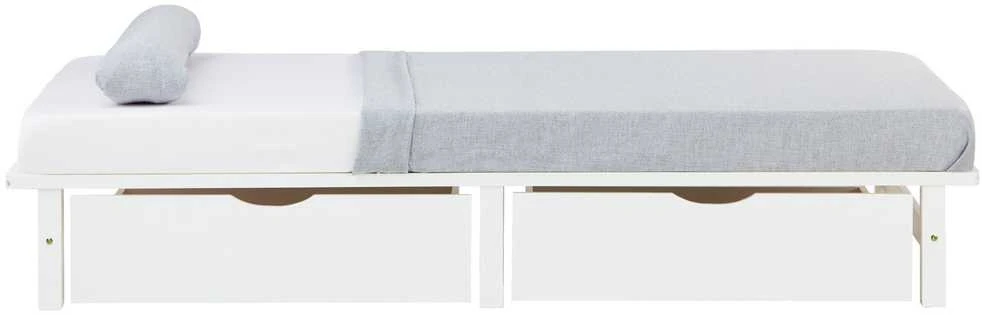 Homestyle4U Lova, 90x200x28 cm, balta