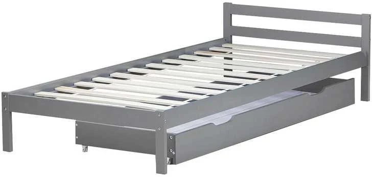 Lova Homestyle4U Lovos stalčius, 173x63x16.2 cm, pilka