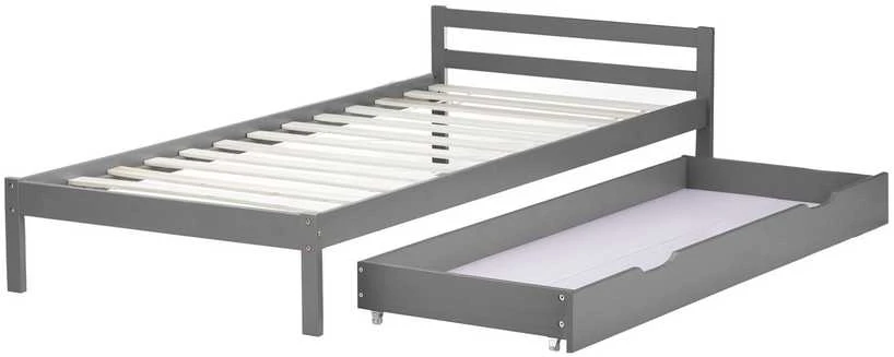 Lova Homestyle4U Lovos stalčius, 173x63x16.2 cm, pilka
