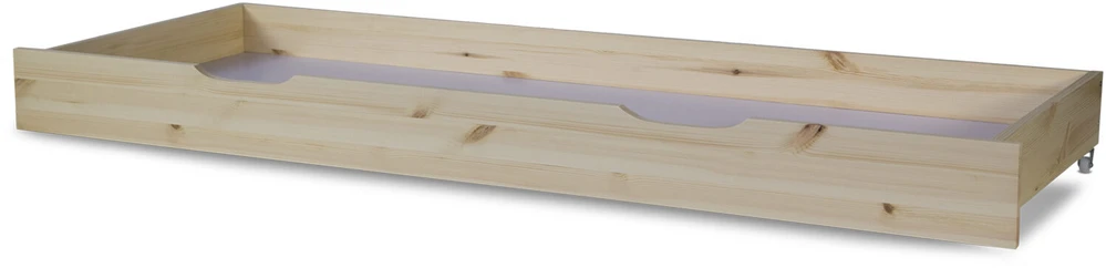 Homestyle4U Lova su stalčiumi, 173x63x16 cm, ruda