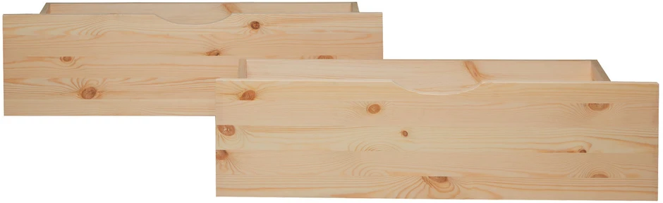 Homestyle4U Lova su stalčiumi, 82x53x22 cm, ruda