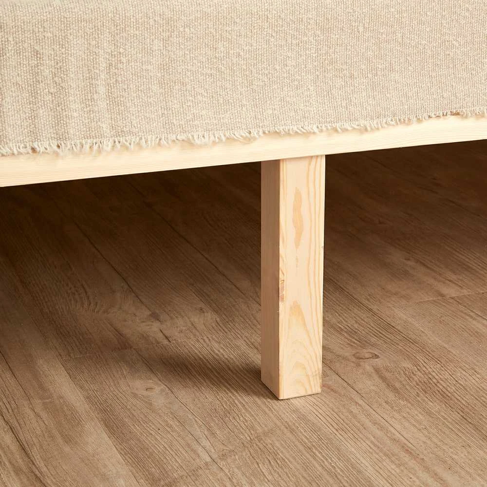 Lova Homestyle4U Lovos rėmas, 90x200x28 cm, rudas