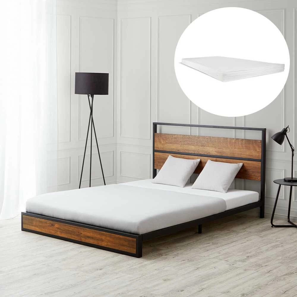 Homestyle4U Lova, 145x94.5x210 cm, juoda