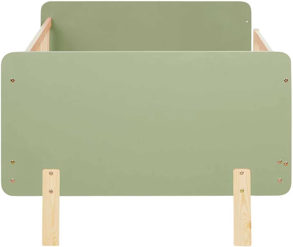 Homestyle4U Vaikiška lova, 100x67x208 cm, žalia