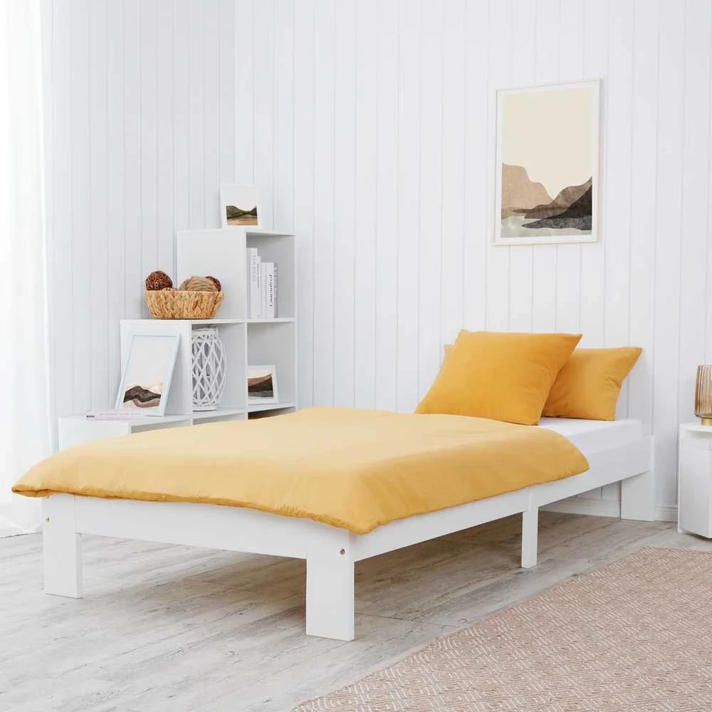 Homestyle4U Lova, 95.5x204x30 cm, balta