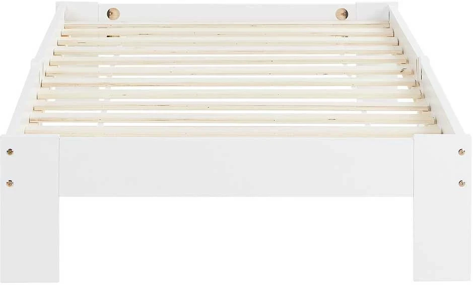 Homestyle4U Lova, 95.5x204x30 cm, balta