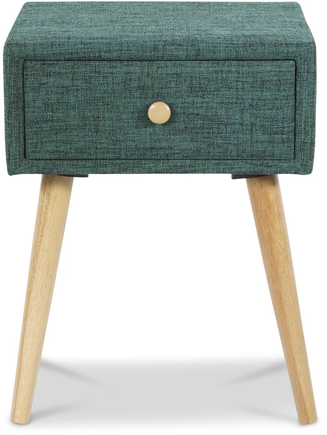 Homestyle4U Naktinis staliukas, 46,5x62x37 cm, mėlynas