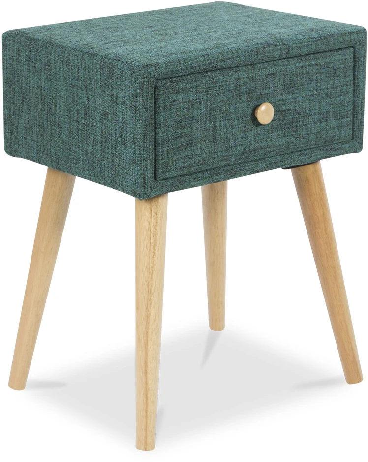 Homestyle4U Naktinis staliukas, 46,5x62x37 cm, mėlynas