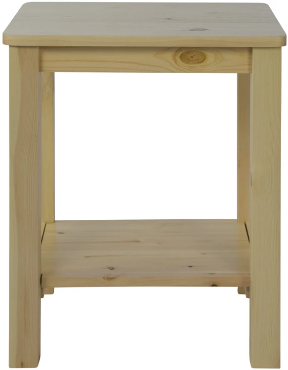 Homestyle4U Naktinis staliukas, 47x32x38 cm, rudas