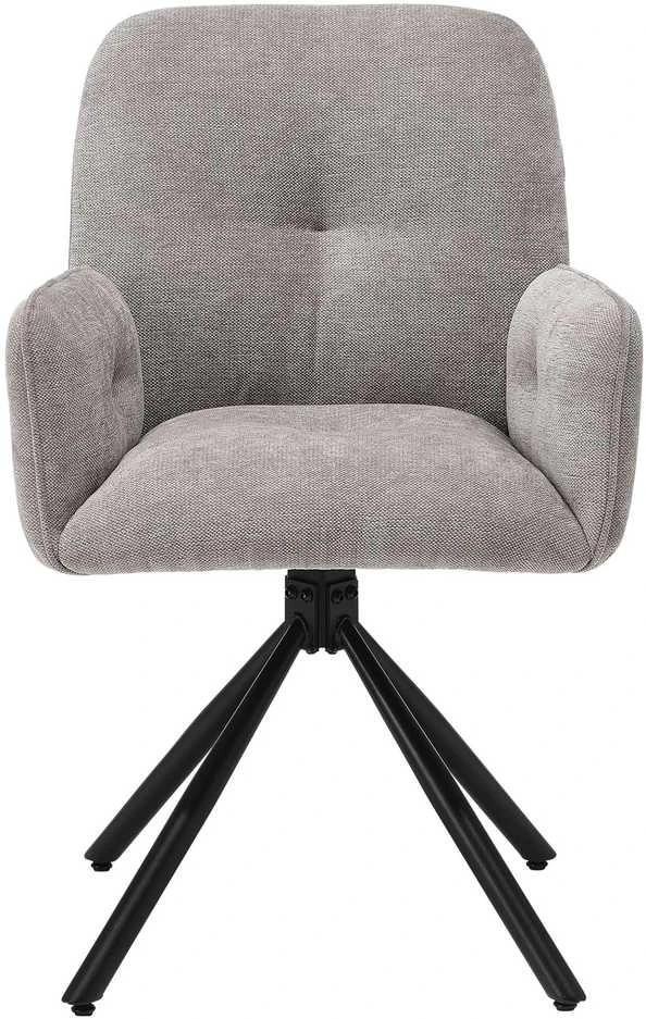 Homestyle4U Paminkštinta kėdė, 56x86.5x62 cm, antracito