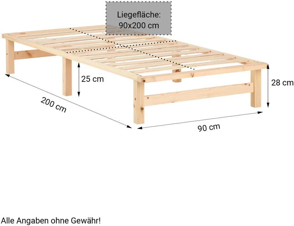 Homestyle4U Lova, 90x28x200 cm, Ruda