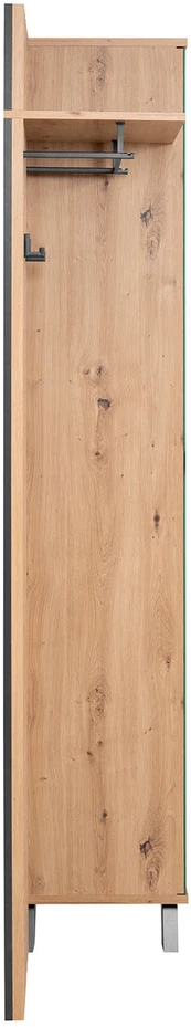 Homestyle4U Prieškambario spinta, 80x190x37 cm, ruda