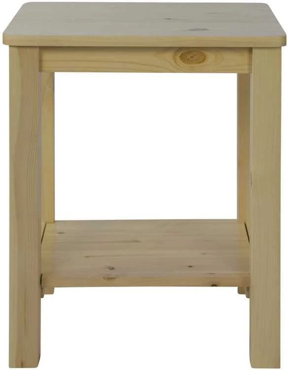 Homestyle4U Naktinis staliukas, 47x32x38 cm, rudas
