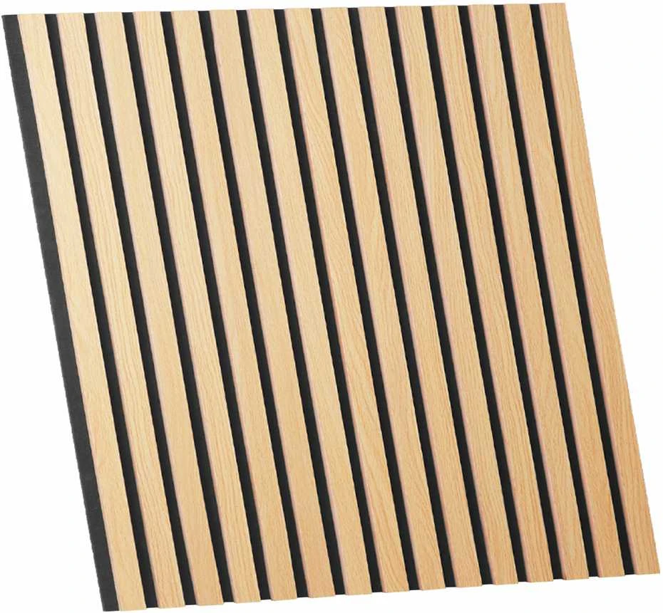 Homestyle4U Akustinė sieninė plokštė, 60x60x2.5 cm, ruda