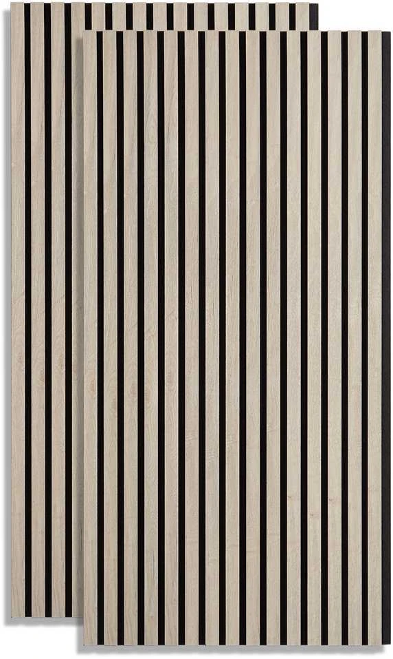 Homestyle4U Sieninės plokštės, 60x120x2,5 cm, pilka