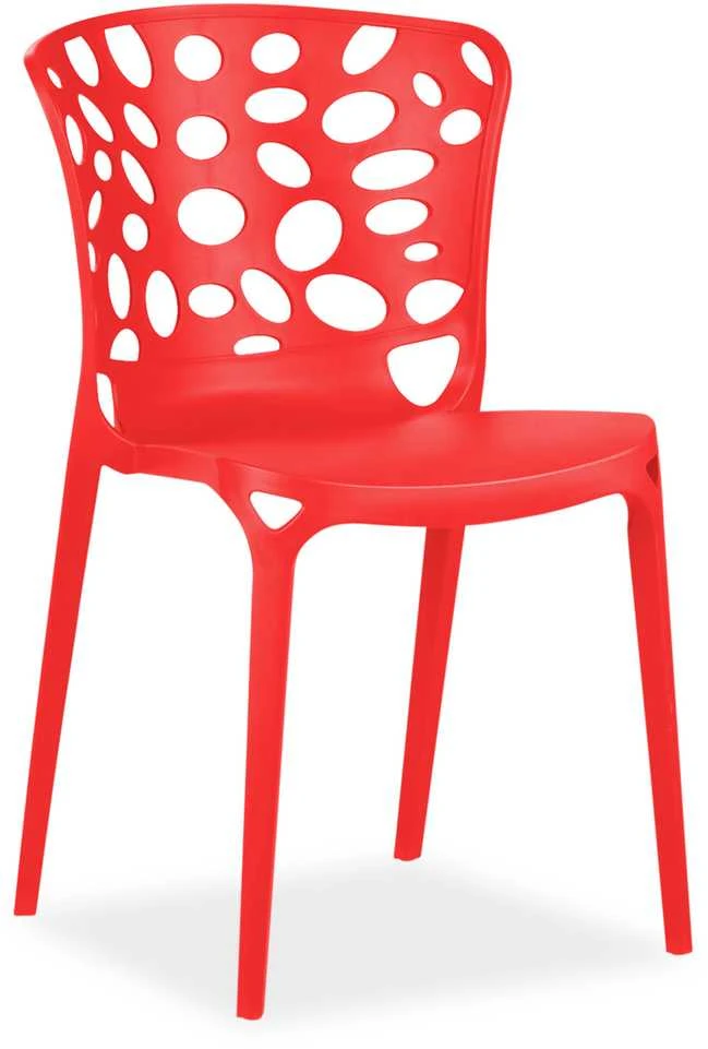 Homestyle4U Sodo kėdžių komplektas, 47x83x47 cm, raudona