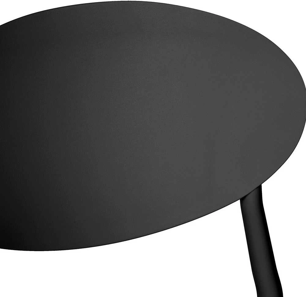 Homestyle4U Sodo kėdžių komplektas, 41x80.5x51 cm, juoda