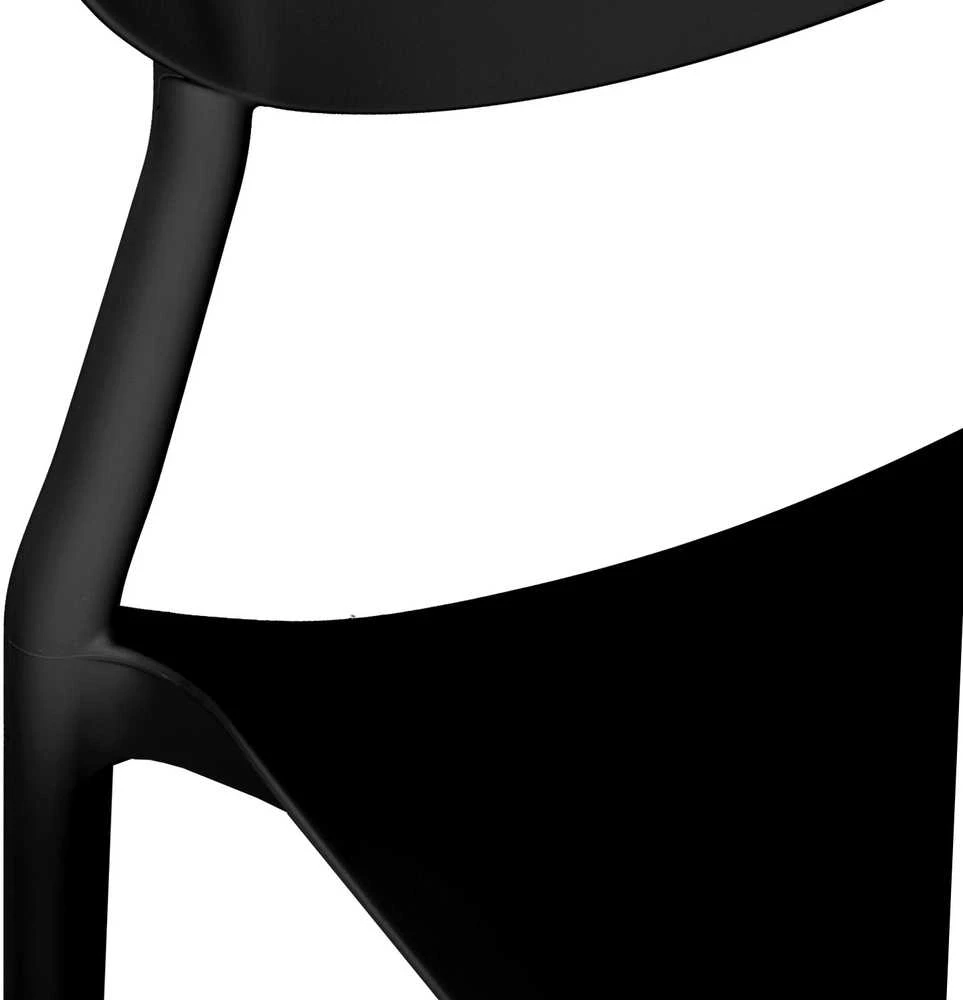 Homestyle4U Sodo kėdžių komplektas, 41x80.5x51 cm, juoda
