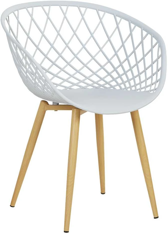 Homestyle4U Sodo kėdžių komplektas, 62x80x57 cm, pilka