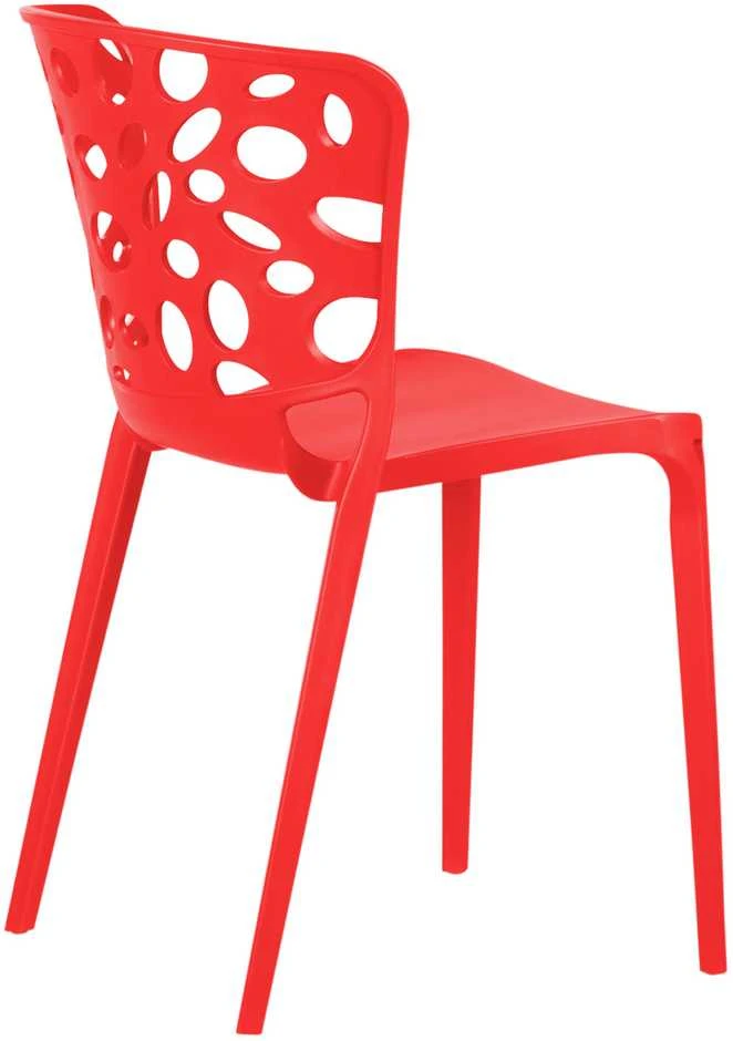 Homestyle4U Sodo kėdžių komplektas, 47x83x47 cm, raudona