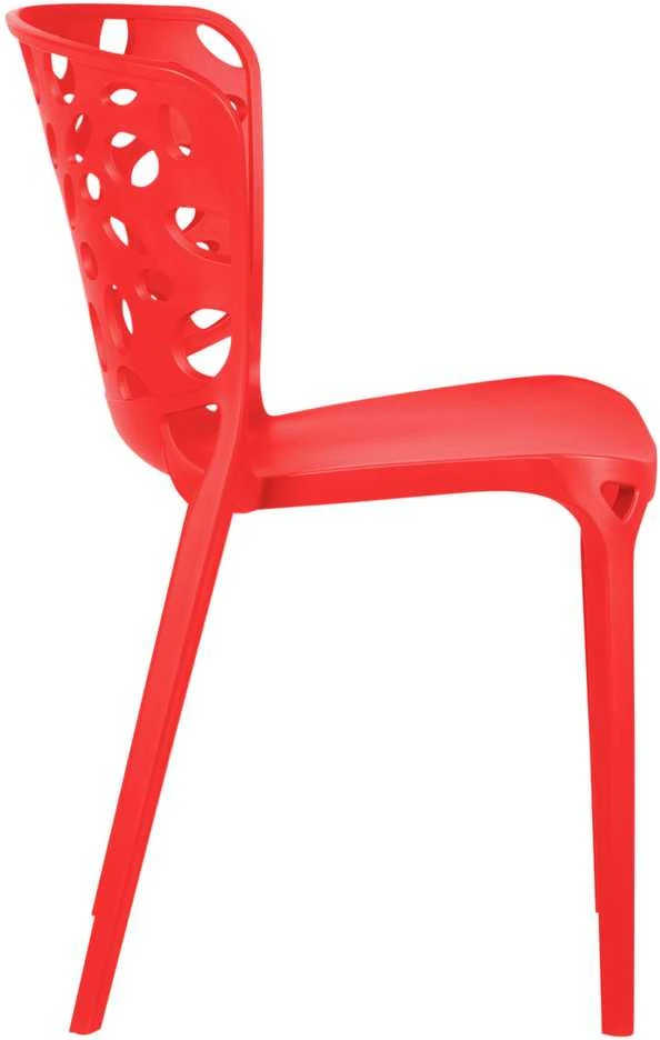 Homestyle4U Sodo kėdžių komplektas, 47x83x47 cm, raudona
