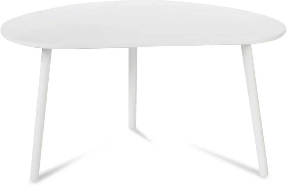 Homestyle4U Šoninis staliukas, 84x50x43.5 cm, balta
