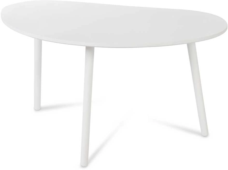 Homestyle4U Šoninis staliukas, 84x50x43.5 cm, balta