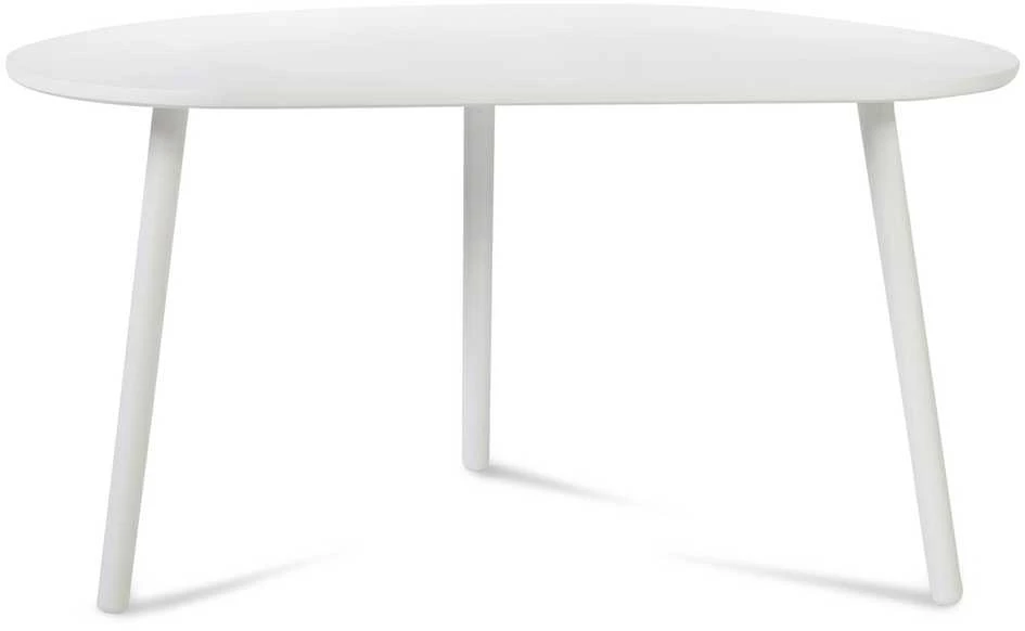 Homestyle4U Šoninis staliukas, 84x50x43.5 cm, balta