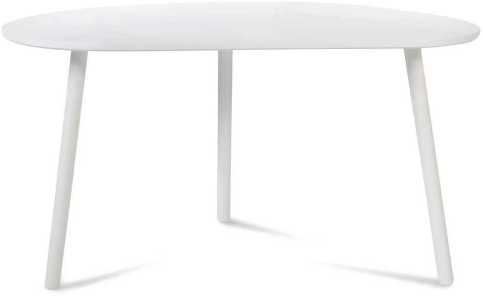 Homestyle4U Šoninis staliukas, 84x50x43.5 cm, balta