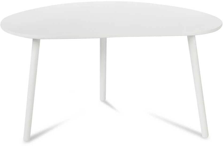 Homestyle4U Šoninis staliukas, 84x50x43.5 cm, balta