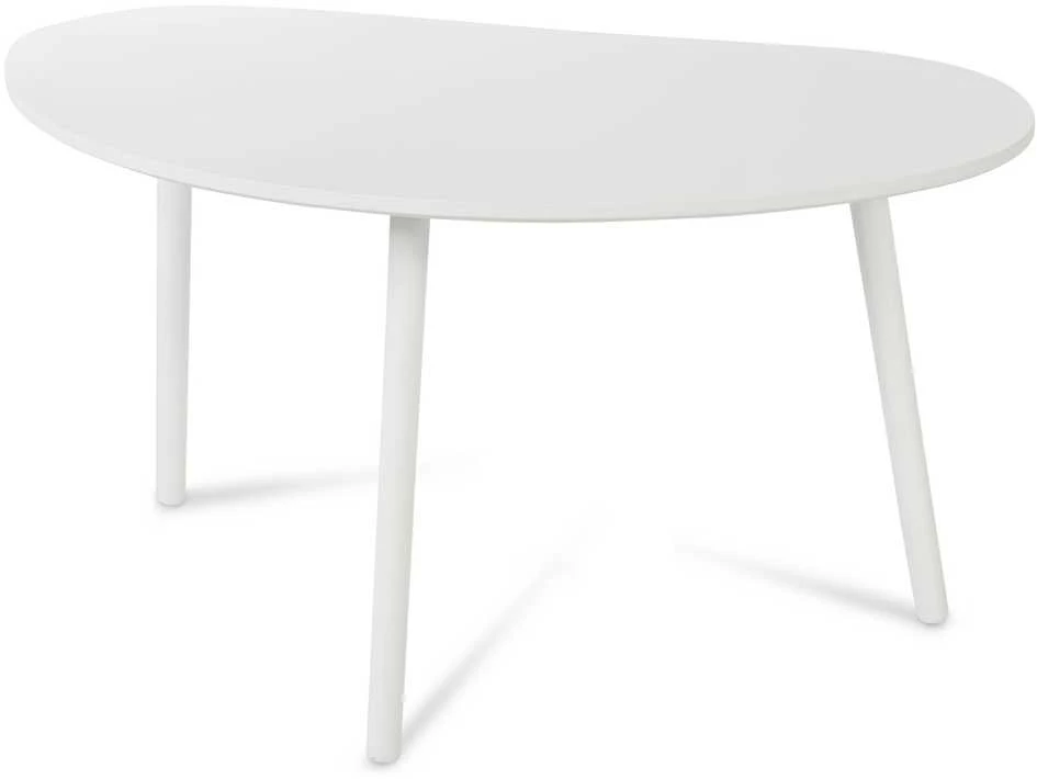 Homestyle4U Šoninis staliukas, 84x50x43.5 cm, balta